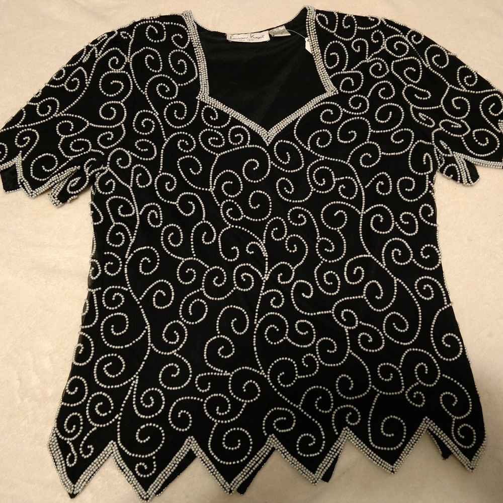Laurence Kazar, Vintage beaded blouse